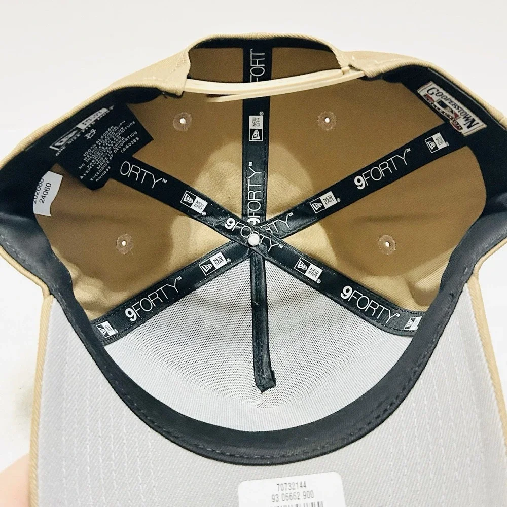 New Era Houston Astros Retro A-Frame 9FORTY‎ Hat Cap Adjustable Snapback Brown
